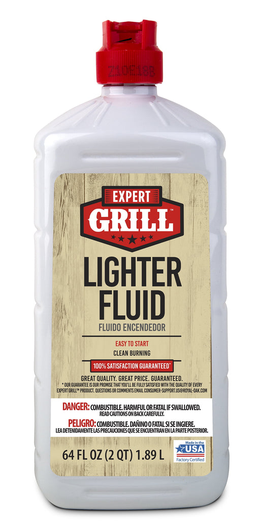 Charcoal Lighter Fluid, Premium Odorless Lighter Fuel, 64 Oz