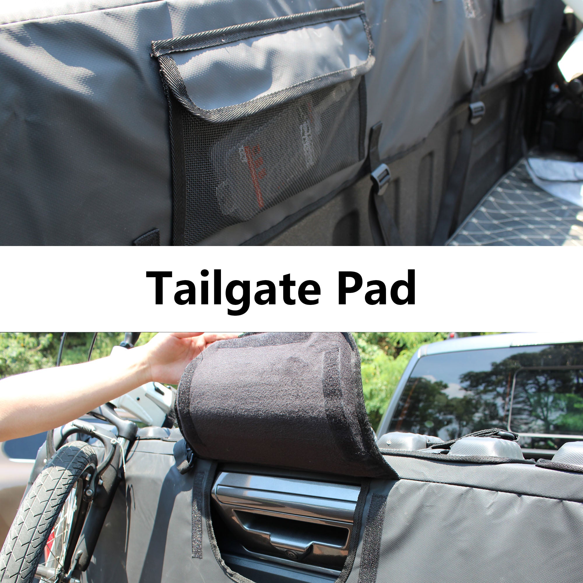 CMC Tailgate Pad for Mountain Bikes, Tailgate Trucks Protection Pad, Fits Most Trucks Carries Up to 5 Bikes