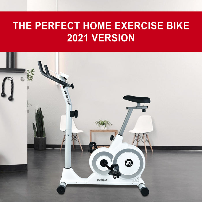 CMC Exercise Stationary Spin Bike Leisure Magnetic Bike Exercise Trainer