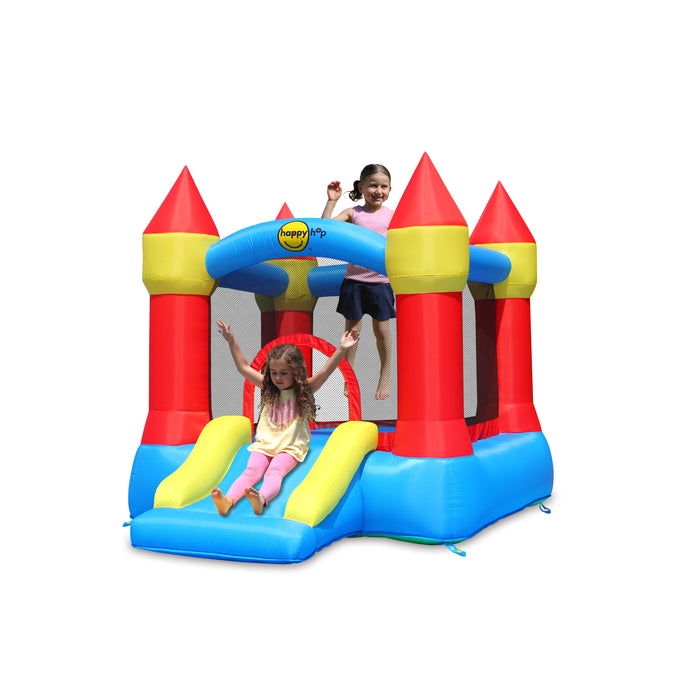 Happy Hop - Castle Bouncer w/Slide & Hoop
