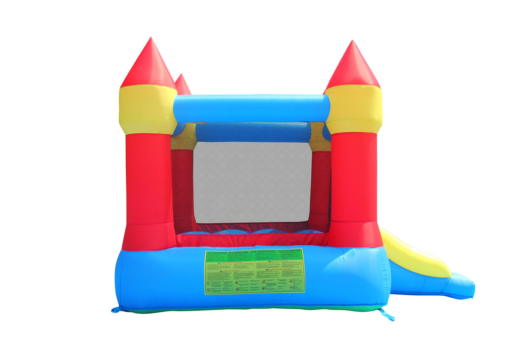 Happy Hop - Castle Bouncer w/Slide & Hoop