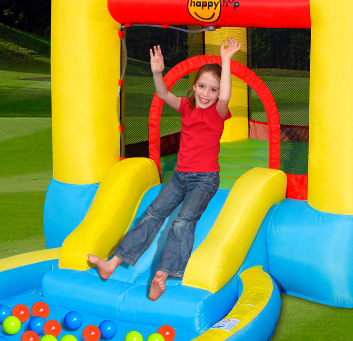 Happy Hop - Bouncy Castle With Pool & Slide