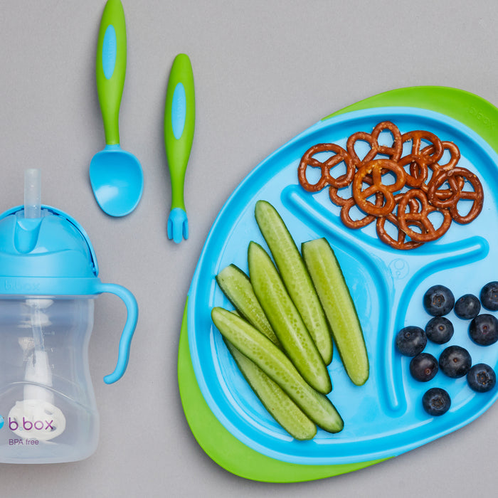 B.BOX SIPPY CUP & CUTLERY SET & PLATE FEEDING SET